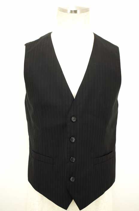 COMPLET for MEN'S MELROSE （メンズメルローズ） リバーシブルシャドーストライプベスト メンズ トップス