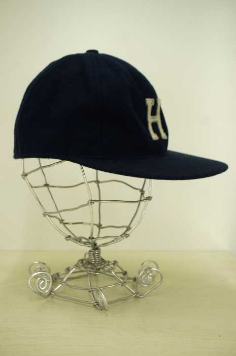 Ebbets Field Flannels (エベッツフィールドフランネルズ) USA製 Hワッペンウールキャップ メンズ 帽子
