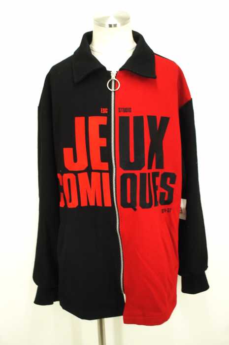 ESC STUDIO (イーエスシーステュディオ) 16AW jeux comiques jacket バイカラーウールジャケット メンズ アウター
