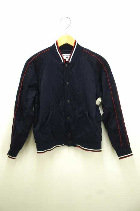 UNIQLO INES DE LA FRESSANGE(ユニクロイネスドラフレサンジュ) サテンスタジアムジャケット+E レディース アウター