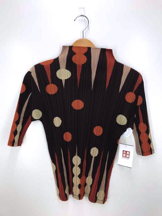 PLEATS PLEASE ISSEY MIYAKE(プリーツプリーズイッセイミヤケ) ドット柄プリーツブラウス レディース トップス