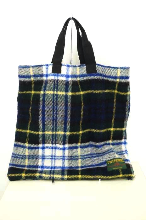 TWEEDMILL（ツイードミル） チェック柄ウールトートバッグ レディース バッグ