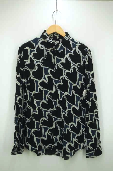 PS Paul Smith（ピーエスポールスミス） ハート総柄長袖シャツ メンズ トップス