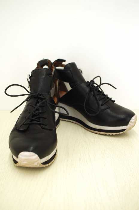 JEFFREY CAMPBELL FOR ROSE BUD (ジェフリーキャンベルフォーローズバッド) SIDE OPEN LACE UP BOOTIE ストラップスニーカー レディース シューズ