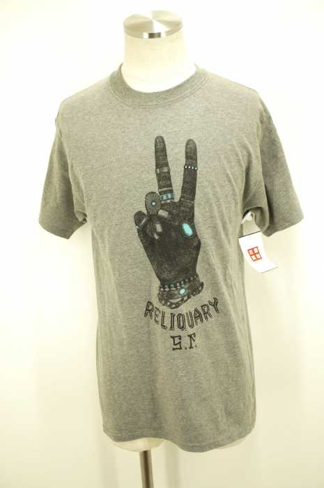 USED （ブランド不明） RELIQUARY プリントTシャツ カットソー メンズ トップス