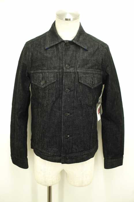 JOHNUNDERCOVER （ジョンアンダーカバー） 15AW キルティングライナー付き ラインテープ装飾 3rd型トラッカージャケット Gジャン メンズ アウター