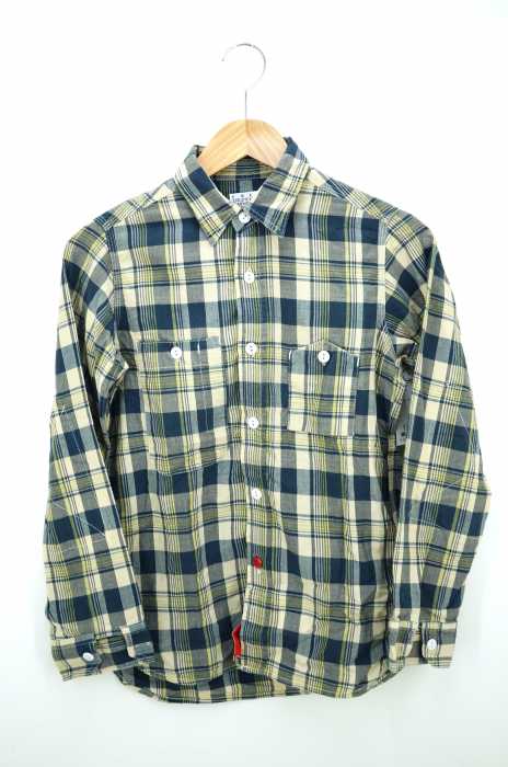 FWK engineered garments（エフダブリューケーエンジニアードガーメンツ） 山ポケワークチェックシャツ レディース トップス