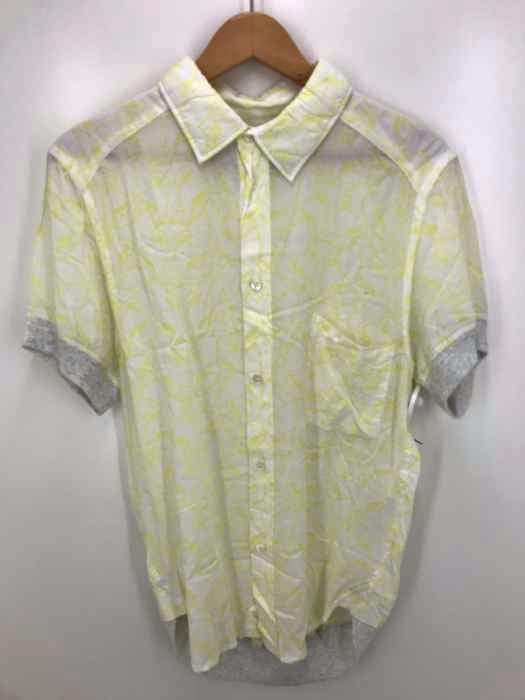 mercibeaucoup（メルシーボークー） リブ付き総柄シャツ メンズ トップス