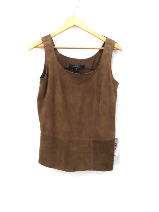 MAXMARA（マックスマーラ） レザープルオーバーベスト レディース トップス