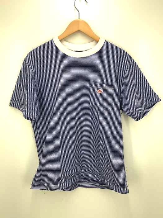 DANTON（ダントン） ボーダー 半袖 ポケット Tシャツ メンズ トップス