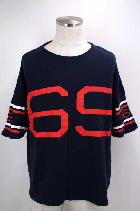 VOTE MAKE NEW CLOTHES （ボートメイクニュークローズ） 69ナンバリングビッグTシャツ メンズ トップス