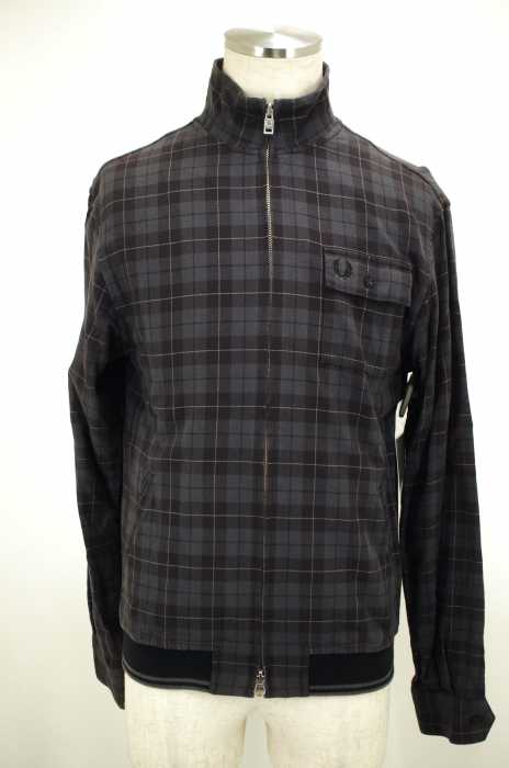 FRED PERRY （フレッドペリー） チェック柄ジップアップブルゾン メンズ トップス