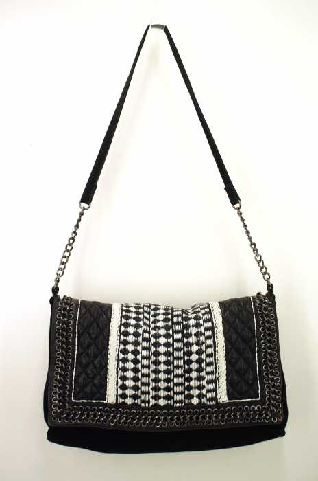ZARA WOMAN （ザラ ウーマン） スウェード切替クラッチショルダーバッグ レディース バッグ