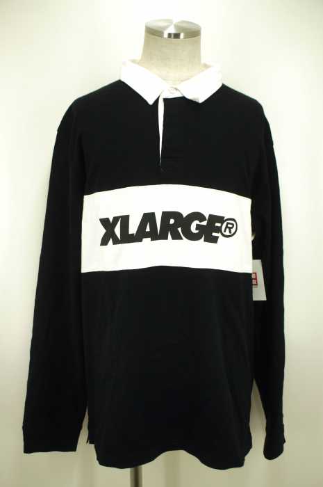 X-LARGE （エクストララージ） 16AW ロングスリーブロゴプリントラグビーシャツ メンズ トップス
