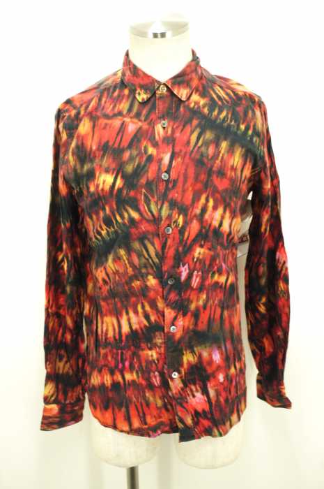 Paul Smith (ポールスミス) 裏地ドット柄タイダイボタンシャツ メンズ トップス