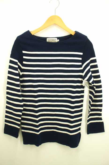 BEAUTY & YOUTH UNITED ARROWS  （ビューティーアンドユースユナイテッドアローズ） パネル　バスクボーダー　カットソー レディース トップス
