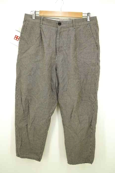 Steven Alan(スティーブンアラン) C/L CHECK SUPER BAGGY TAPERED ANKLE/パンツ メンズ パンツ