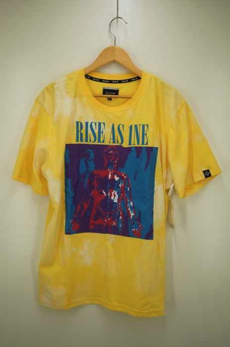 RISE AS 1NE（ライズアズワン） ケミカルオーバープリントTシャツ メンズ トップス