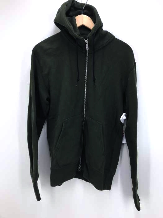 MHL.（エムエイチエル） LIGHT LOOPBACK COTTON フーデッドパーカ メンズ トップス