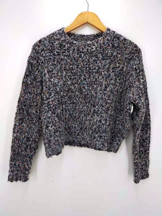 ZARA KNIT（ザラニット） スパンコール ミックスカラーニット レディース トップス