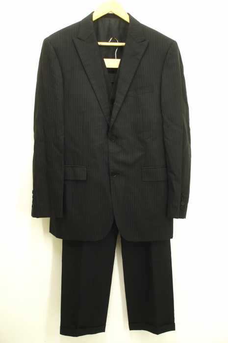 BURBERRY BLACK LABEL （バーバリーブラックレーベル） 3ピース （ピークドラペル2Bテーラードジャケット&ジレ&スラックスパンツ） メンズ セットアップ
