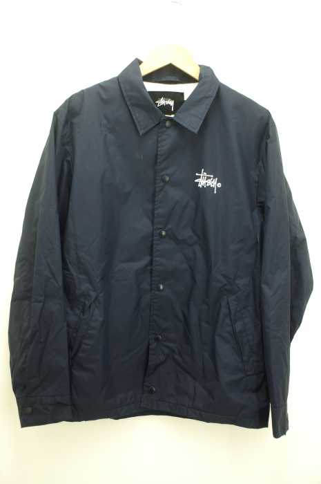 STUSSY （ステューシー） ロゴプリントコーチジャケット メンズ アウター