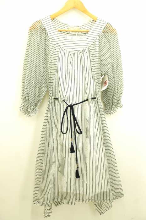 Maglie par ef-de （エフデ） シースルーストライプワンピース レディース ワンピース