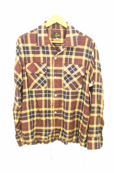 Needles （ニードルス） Bottom Classic Shirt-T/R Plaid Twill メンズ トップス