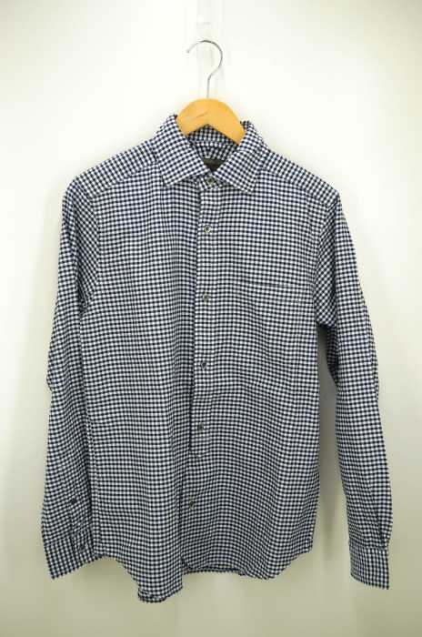 NIGEL CABOURN （ナイジェルケーボン ） ギンガムチェック柄 ブリティッシュオフィサーズシャツ メンズ トップス