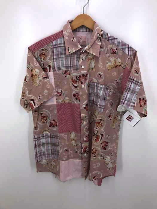 Karl Helmut(カールヘルム) バッグロゴワッペン パッチワーク シャツ メンズ トップス