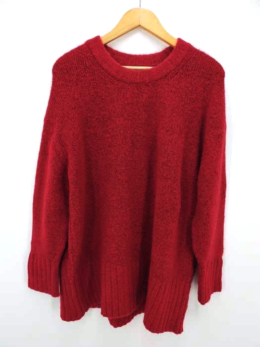 ZARA KNIT(ザラニット) クルーネック オーバーサイズニット レディース トップス