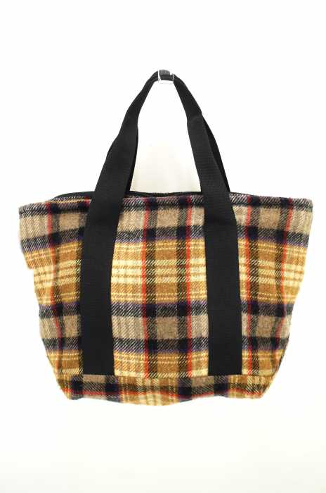 Johnson Woolen Mills(ジョンソンウーレンミルズ) タータンチェックウールトートバッグ レディース バッグ