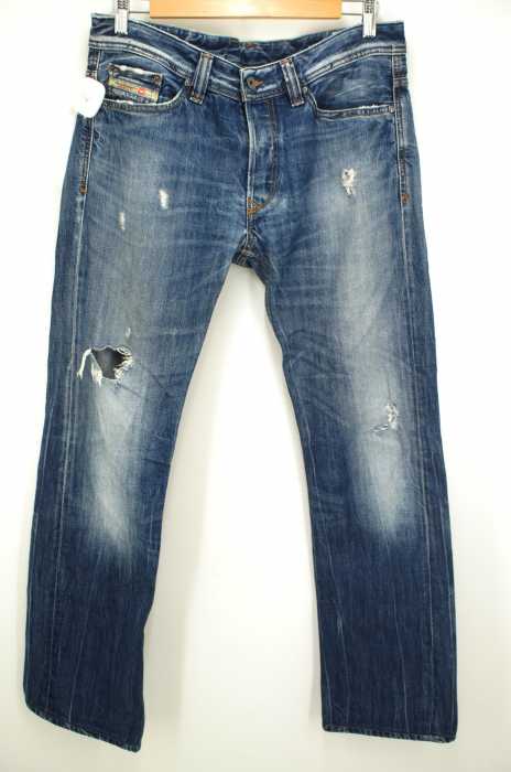 DIESEL （ディーゼル） VIKER クラッシュ加工デニムパンツ メンズ パンツ