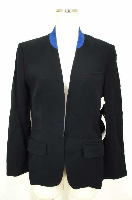 Paul Smith BLACK （ポールスミスブラック） バイカラーノーカラージャケット レディース アウター