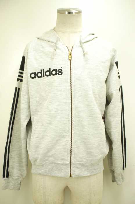 adidas （アディダス） デサント製  袖トレフォイル ビックロゴ メンズ トップス