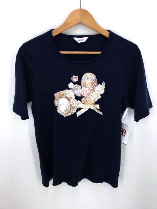 PINKHOUSE（ピンクハウス） リボンデザイン フラワー プリント Tシャツ レディース トップス