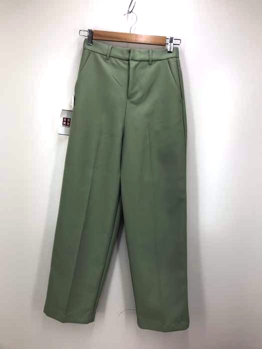 JEANASIS（ジーナシス） センタープレステーパードワイドパンツ レディース パンツ