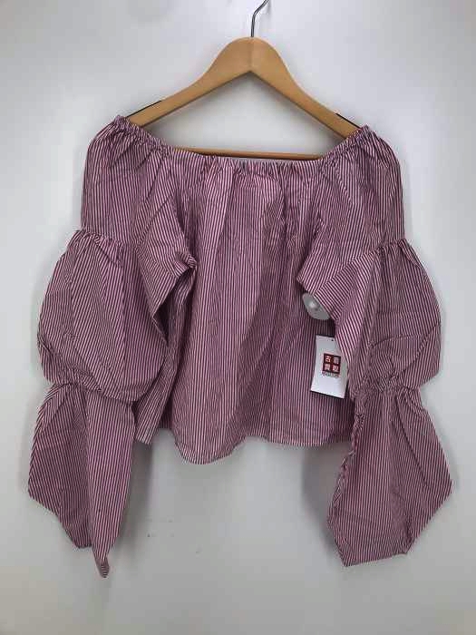 SLY（スライ） WENDY STRIPE TUCK SLEEVE TOPS レディース トップス