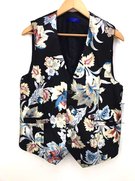 USED古着（ユーズドフルギ） 花柄 ジレ メンズ トップス