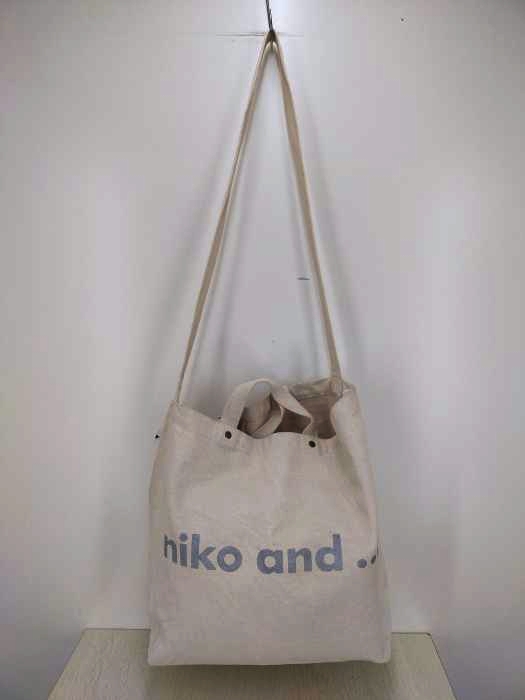 Niko and...（ニコアンド） キャンバスロゴショルダーバッグ レディース バッグ