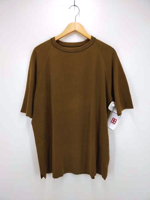BATONER for steven alan(バトナー スティーブンアラン) ラグランスリーブサイドスリット半袖Tシャツ メンズ トップス