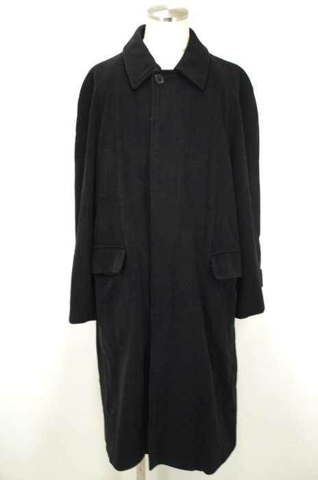 foster plaide （） カシミヤ混ウールステンカラーロングコート メンズ アウター