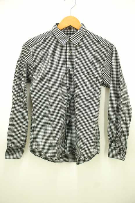 BLACK COMME des GARCONS （ブラックコムデギャルソン） AD2008 ギンガムチェック柄ボタンシャツ メンズ トップス