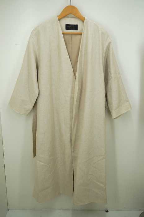 nano universe garde-robe (ナノユニバースギャルドローブ) リネンツイードノーカラーコート レディース アウター