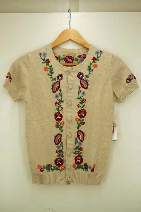 BEAMS BOY（ビームスボーイ） 花柄刺繍カーディガン レディース トップス