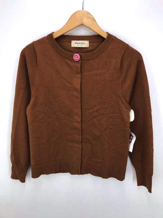 franche lippee（フランシュリッペ） 比翼ボタンカーディガン レディース トップス