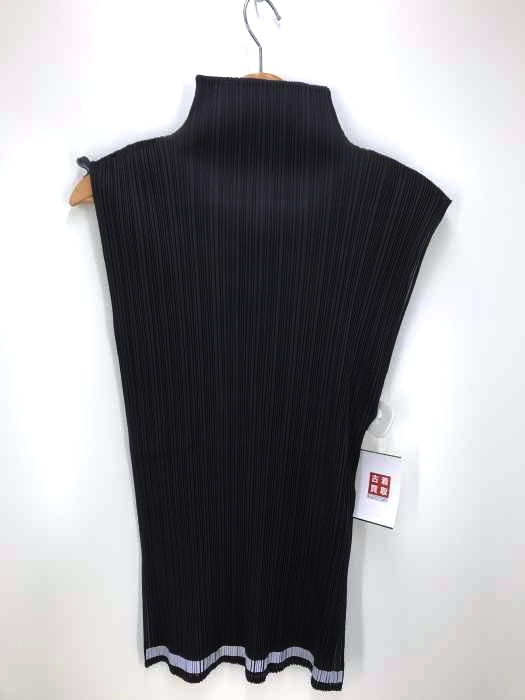 PLEATS PLEASE ISSEY MIYAKE（プリーツプリーズイッセイミヤケ） ボトルネックノースリーブトップス レディース トップス