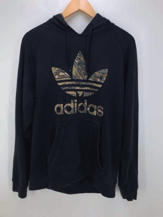 adidas（アディダス） フロントプリントフーデッドパーカー メンズ トップス