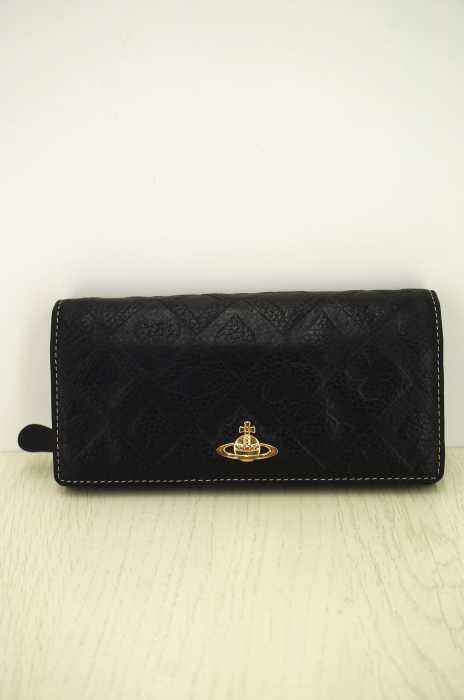 Vivienne Westwood （ヴィヴィアンウエストウッド） MONTECARLO NERO オーブ付き二つ折りウォレット メンズ ファッション雑貨