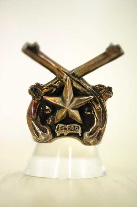 USED （ブランド不明） 二丁拳銃シルバーリング メンズ アクセサリー
